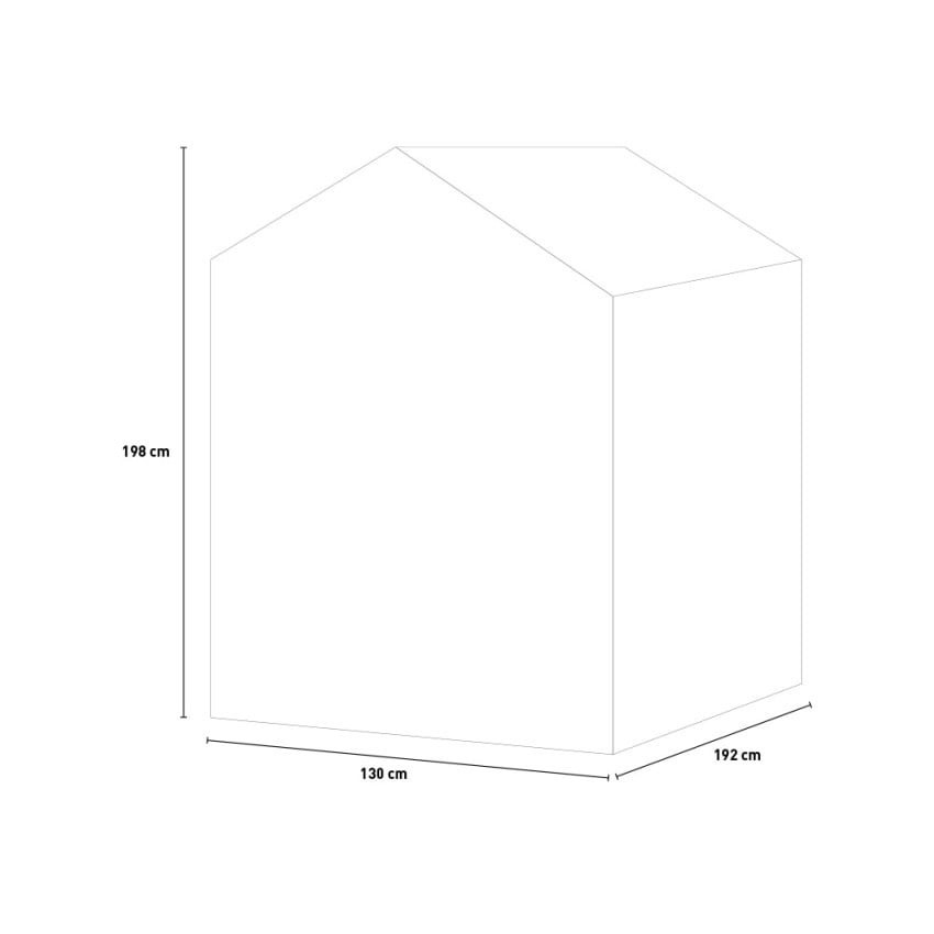Casamati: Casetta Giardino PVC 130x192x198cm ResinBox