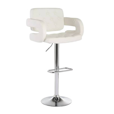 Sgabello da bar girevole cucina braccioli stile Chesterfield Kaze