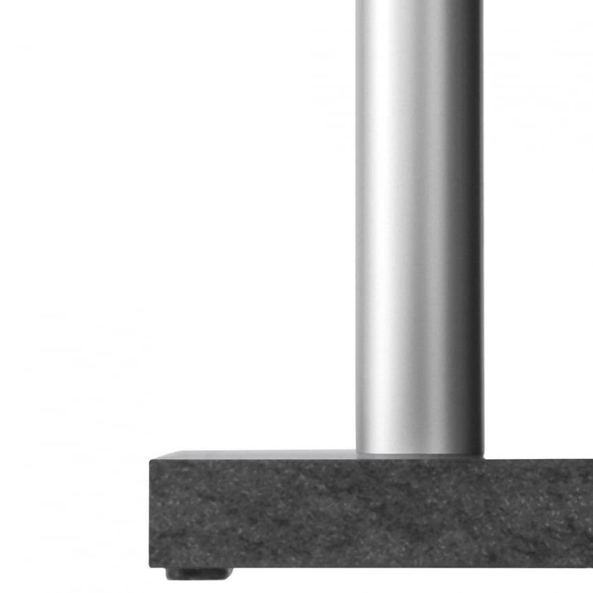 Scrivania angolare moderna 180x160 grigio antracite design Isabella