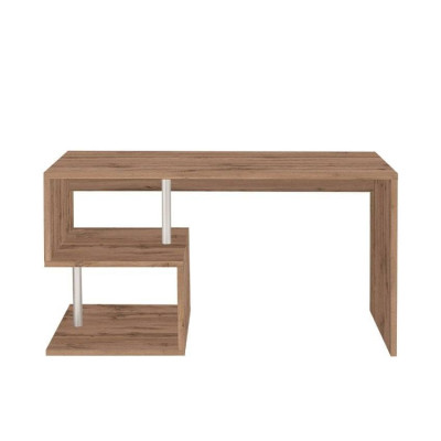 Scrivania in legno di design moderno 140x60cm compatta Ivan