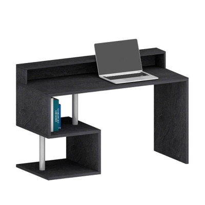 Scrivania design moderno lavoro e studio sopralzo 140x60x92.5cm Davide