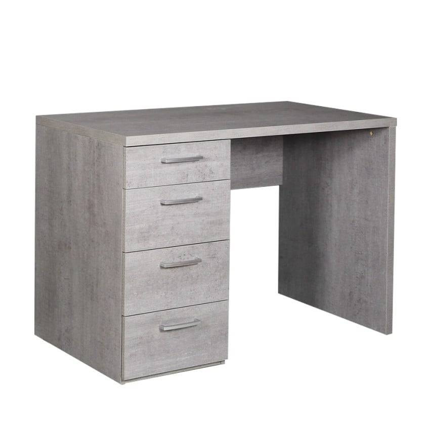 Scrivania moderna da studio con 4 cassetti 110x65 robusta Massimo