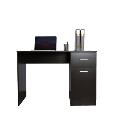 Scrivania moderna compatta robusta nera 110x45 cm Wanda