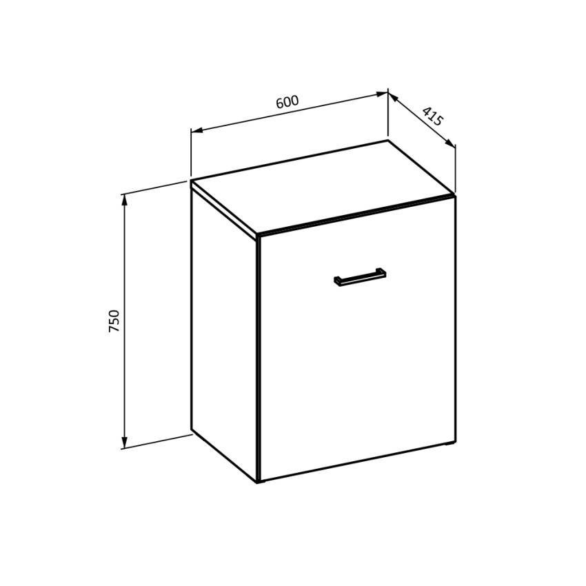 Scrivania estensibile 132x60 con contenitori in rovere Zeno