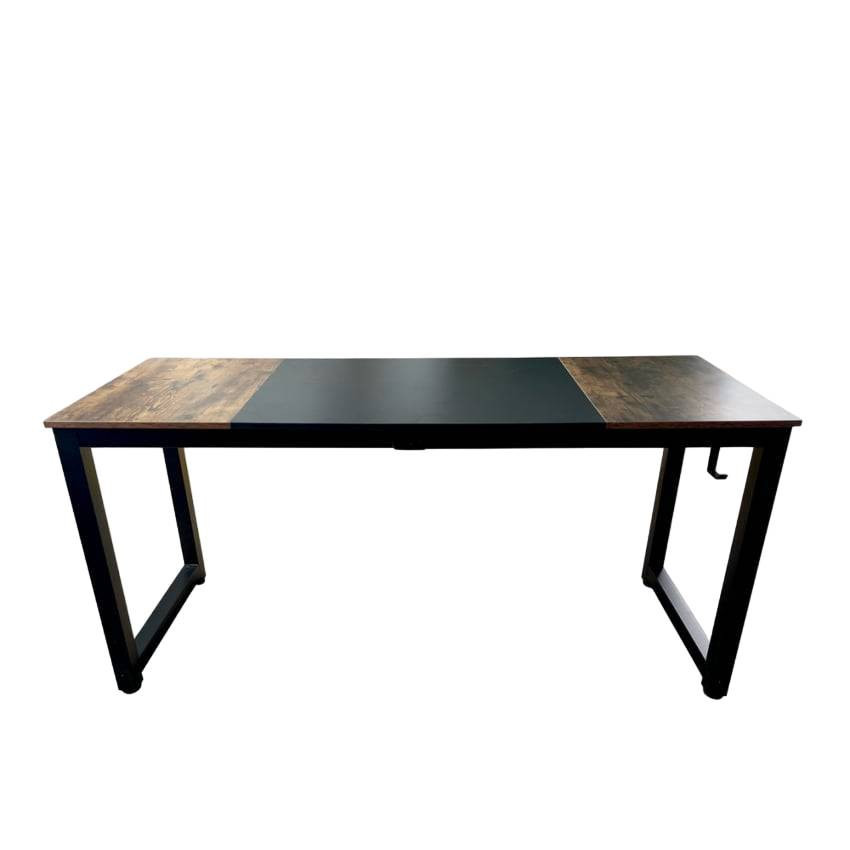 Scrivania industriale in metallo gancio per cuffie incluso 160x60 Lia
