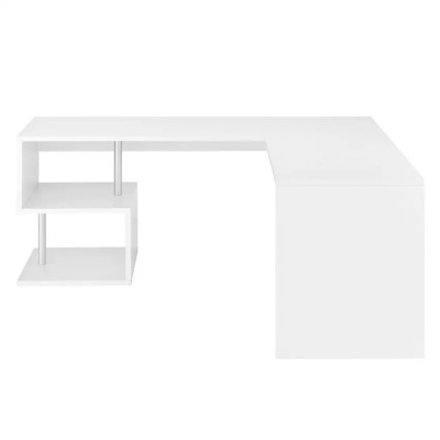 Scrivania angolare 180x160 bianca di design moderno Giovanni