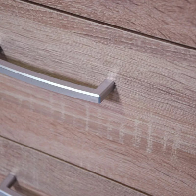 Scrivania moderna in legno con contenitore 4 cassetti design Elena
