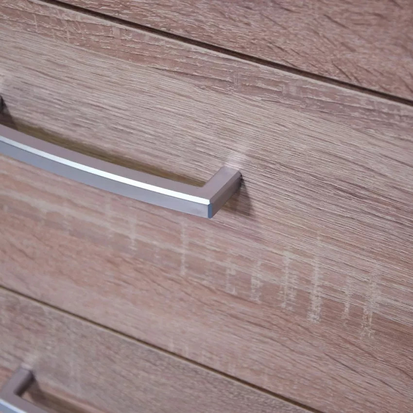Scrivania moderna in legno con contenitore 4 cassetti design Elena