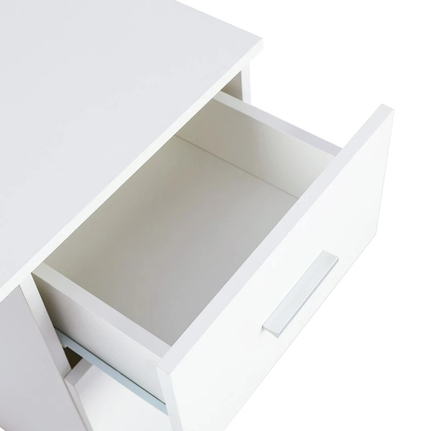 Scrivania compatta moderna con cassetto 110x45x77 cm Silvio