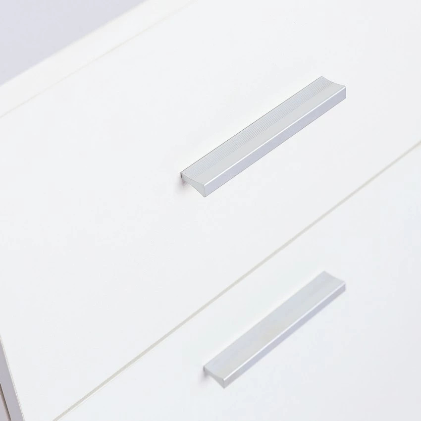 Scrivania compatta moderna con cassetto 110x45x77 cm Silvio
