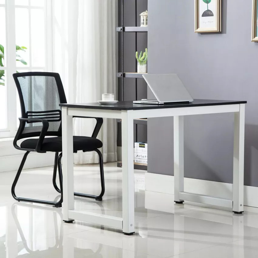 Scrivania design in metallo 120x60 moderna rettangolare Jacopo