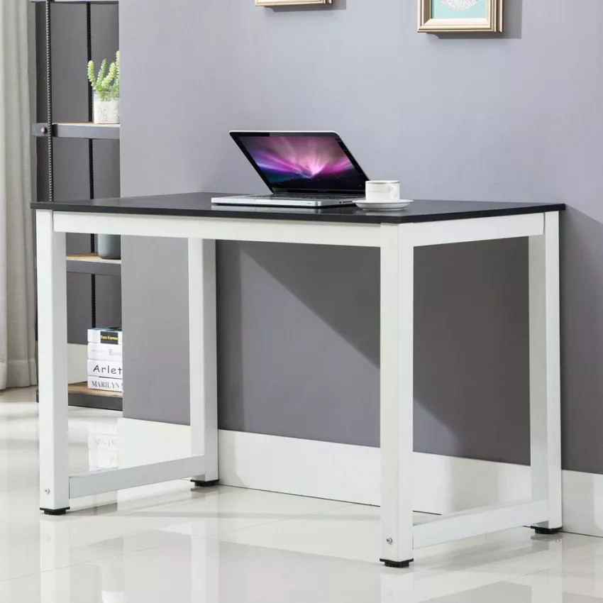 Scrivania design in metallo 120x60 moderna rettangolare Jacopo