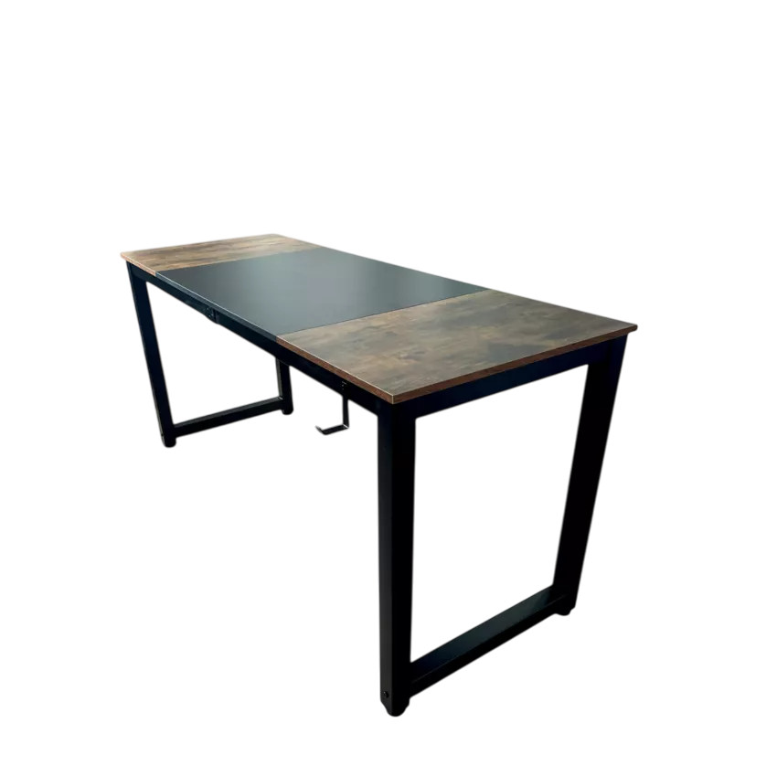 Scrivania industriale in metallo gancio per cuffie incluso 160x60 Lia
