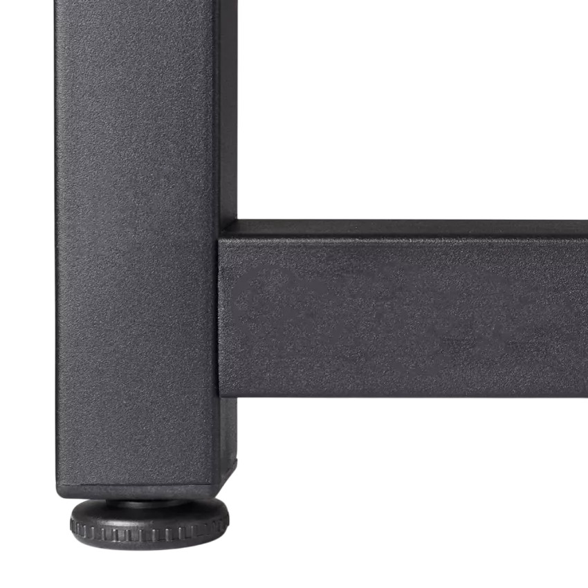 Scrivania industriale in metallo gancio per cuffie incluso 160x60 Lia