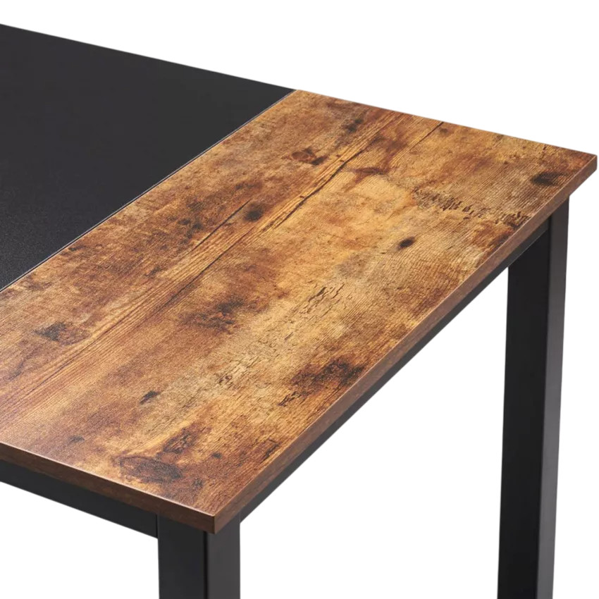 Scrivania industriale in metallo gancio per cuffie incluso 160x60 Lia