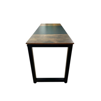 Scrivania industriale in metallo gancio per cuffie incluso 160x60 Lia