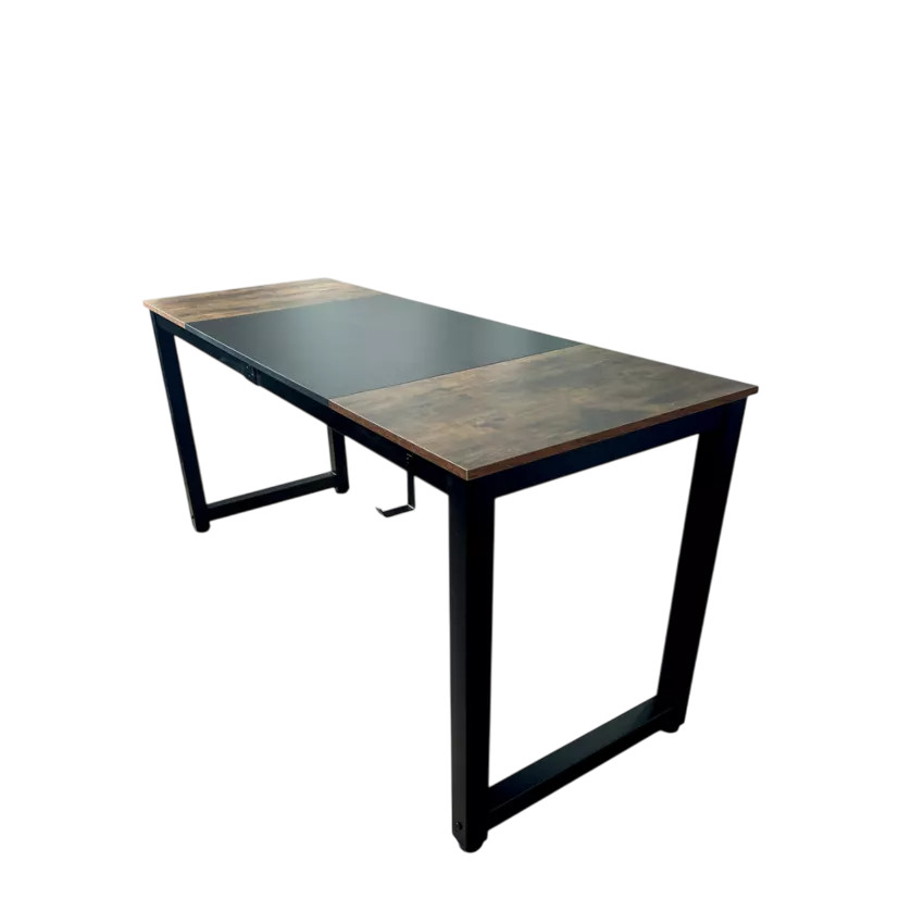 Scrivania industriale in metallo gancio per cuffie incluso 160x60 Lia