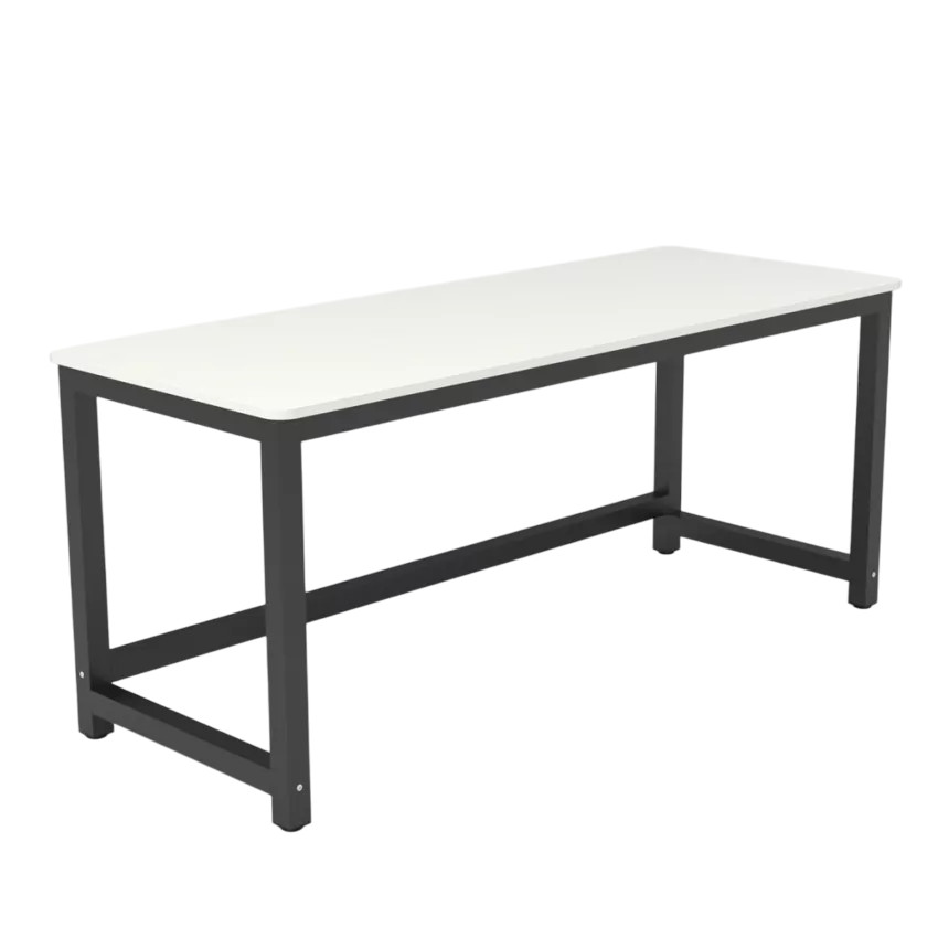 Scrivania ufficio telelavoro 160x70 in metallo minimalista Ubaldo