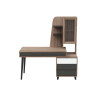 Scrivania design moderno 120x55 cm con compartimento Luca