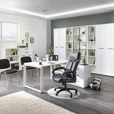 Scrivania ad angolo 170x140 cm robusta moderna minimalista Eduardo