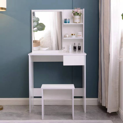 Postazione trucco con specchio cassetto e sgabello Jolie