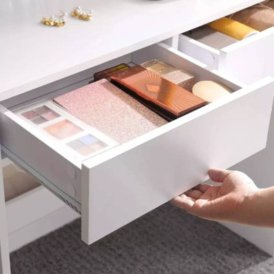 Postazione trucco moderno con specchio e cassetti Hayek