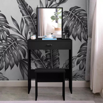 Postazione trucco con cassetto e specchio Streep