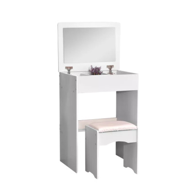 Postazione trucco sgabello specchio design Hathaway