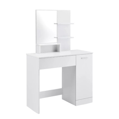 Postazione trucco con cassetto e specchio moderno Ryan