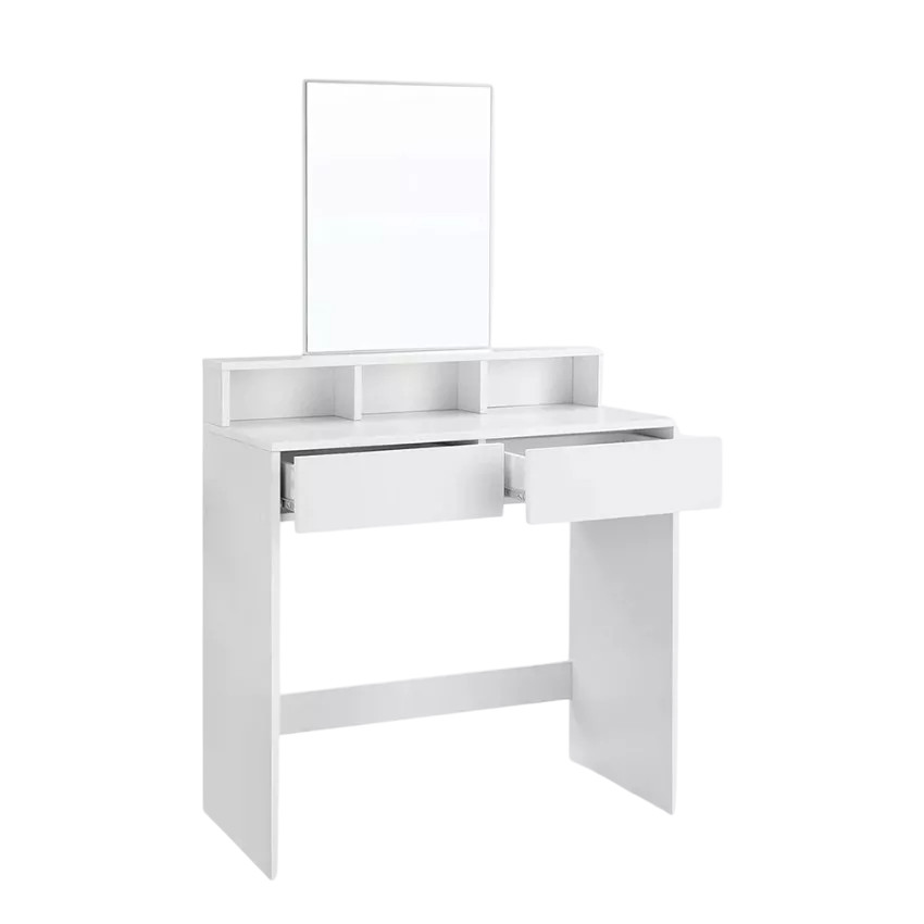 Postazione trucco moderno con specchio e cassetti Hayek
