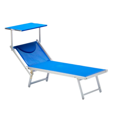 Lettino prendisole professionale da spiaggia robusto alluminio Phuket