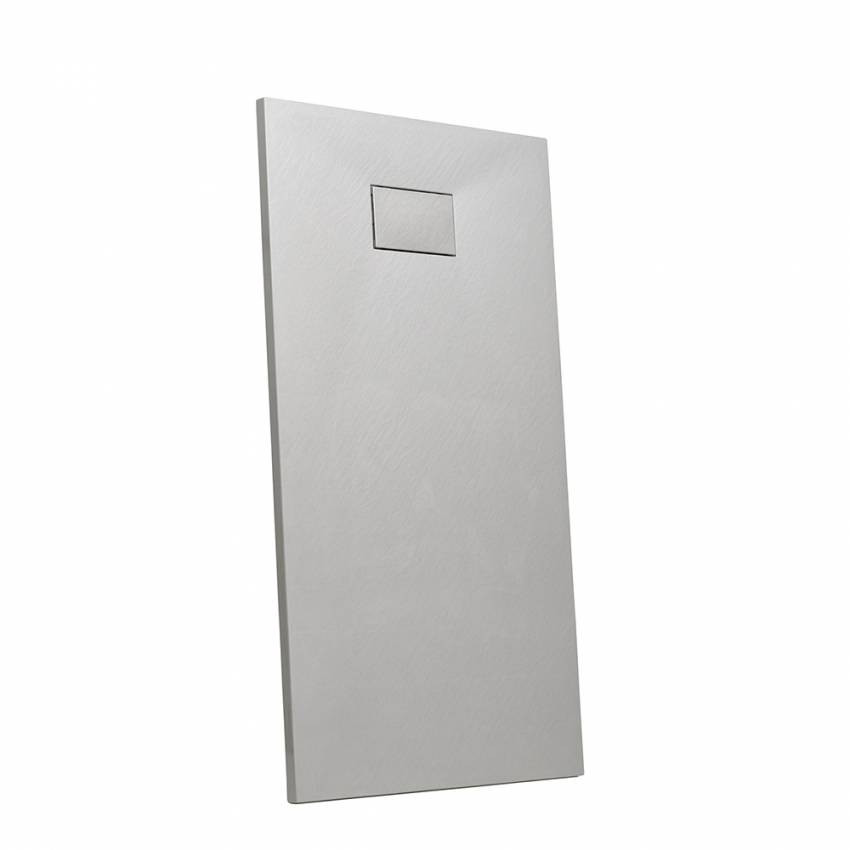 Piatto doccia 160x80 cm design moderno in vetroresina Cobalto