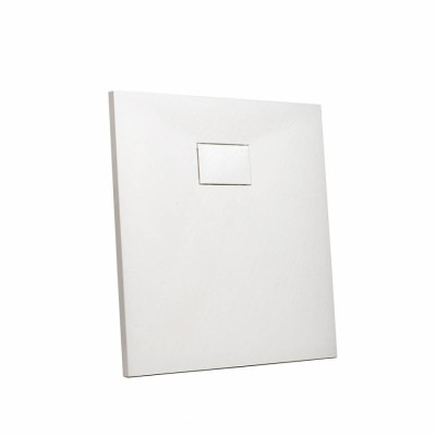 Piatto doccia 90x90 cm design moderno in vetroresina Delfino