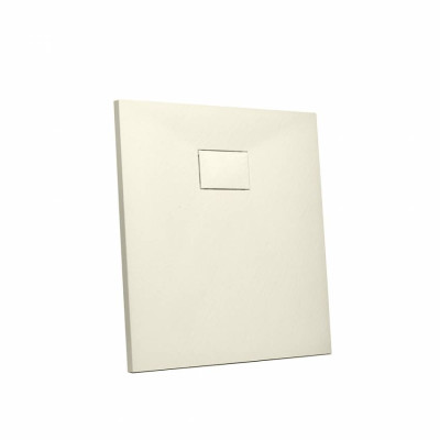 Piatto doccia 80x80 cm design moderno in vetroresina Perla