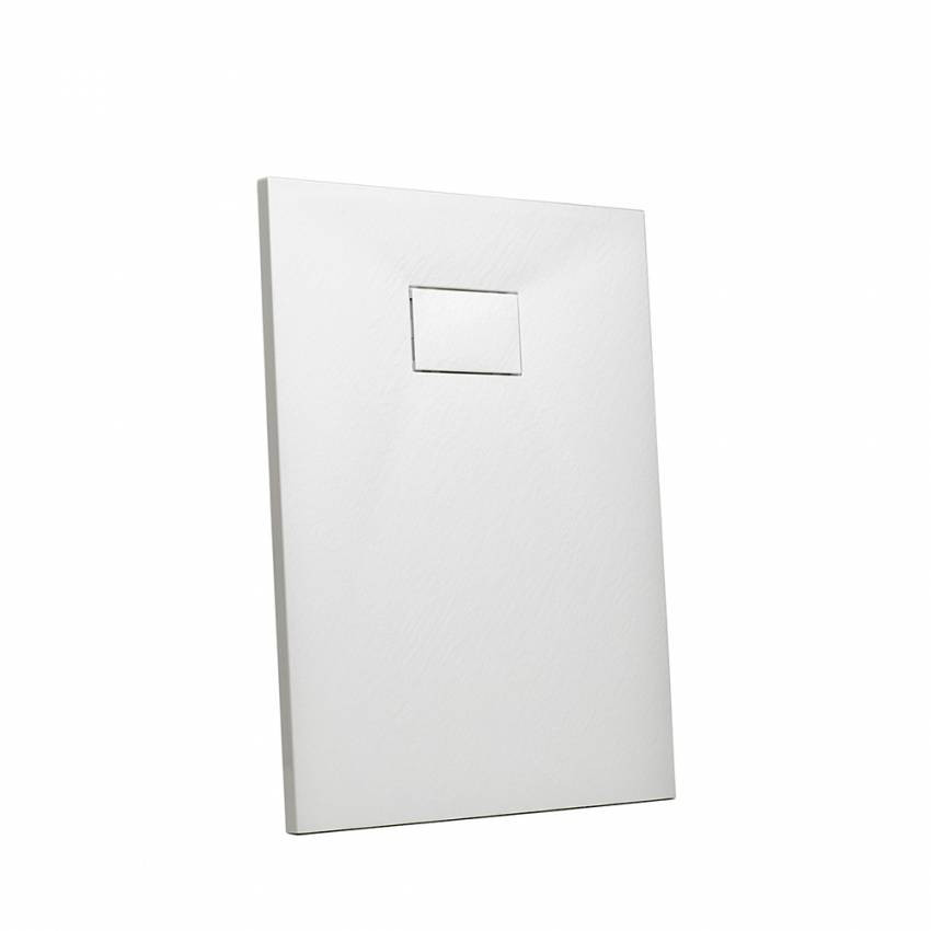 Piatto doccia 100x70 cm design moderno in vetroresina Nautilus