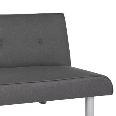 Divano letto 3 posti convertibile in tessuto XL Agrifoglio