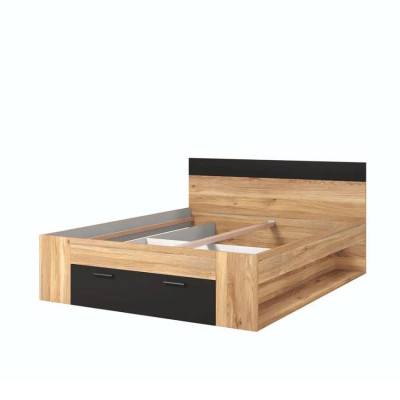 Letto matrimoniale 160x200 cm doghe contenitore moderno VitaSerena