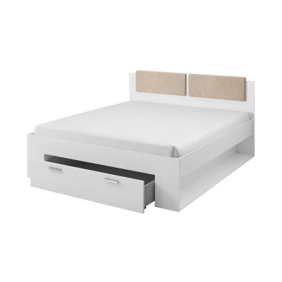 Letto matrimoniale 180x200 cm contenitore base robusta Cristallino