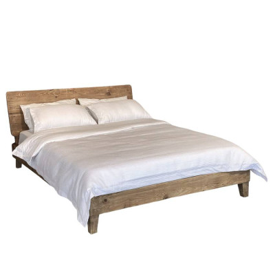Letto matrimoniale king size 180x200 cm testiera legno ToccoDelicato
