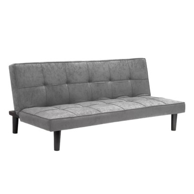 Divano letto clic-clac 3 posti in tessuto moderno e chic Pesco