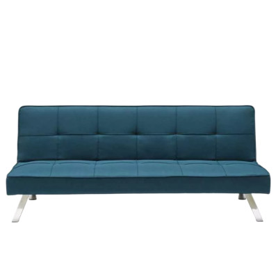 Divano letto convertibile a 3 posti clic clac moderno robusto Mandorlo