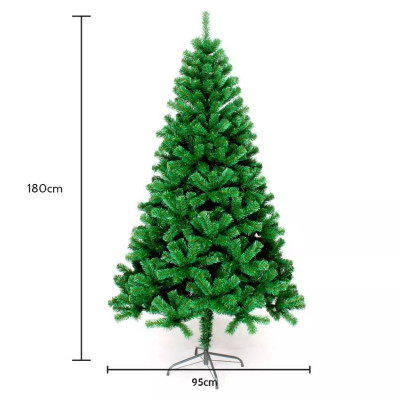 Albero di natale artificiale ecologico 180 cm design classico Västerås