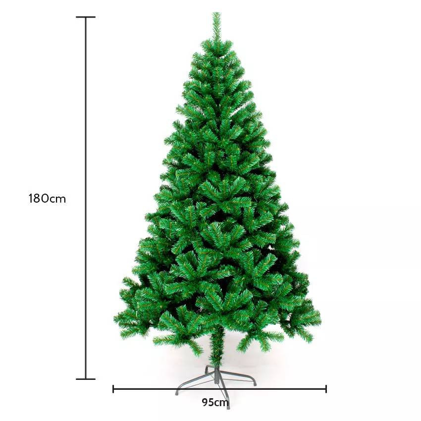 Albero di natale artificiale ecologico 180 cm design classico Västerås