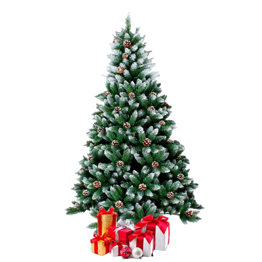 Albero di natale artificiale verde 210 cm effetto neve Helsingborg