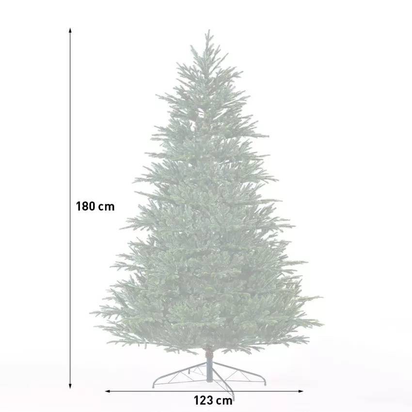 Albero di natale artificiale classico verde 180cm Kristianstad