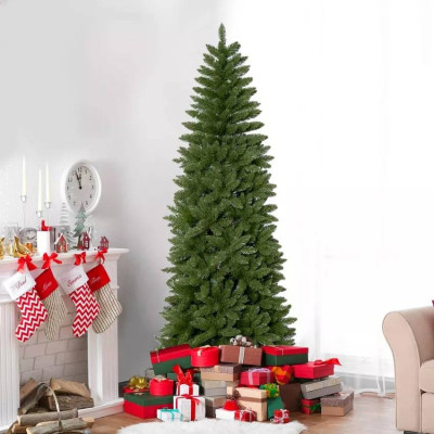 Albero di natale artificiale verde 210 cm decorazione Karlskrona