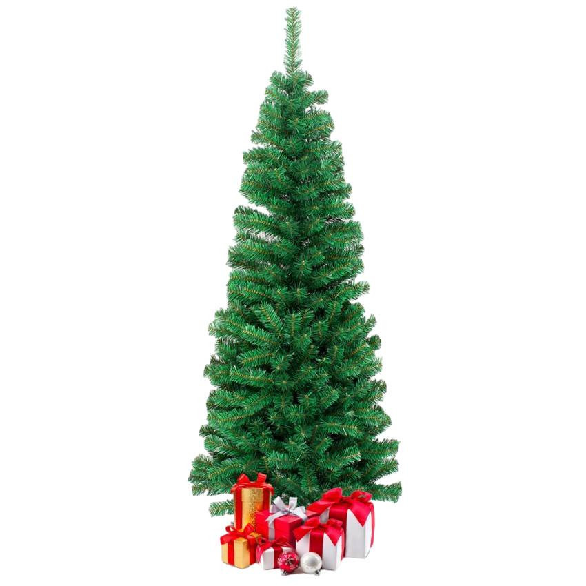Albero di natale artificiale verde 240 cm con rami spessi Skellefteå