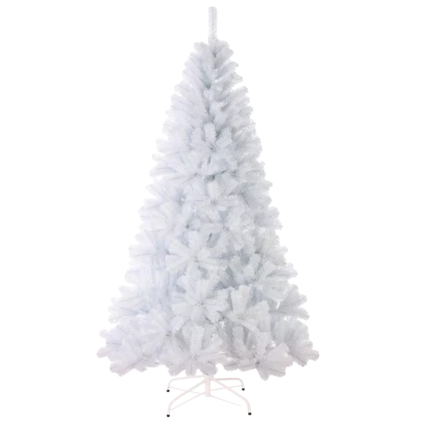 Albero di natale artificiale bianco 240 cm ecologico Lund