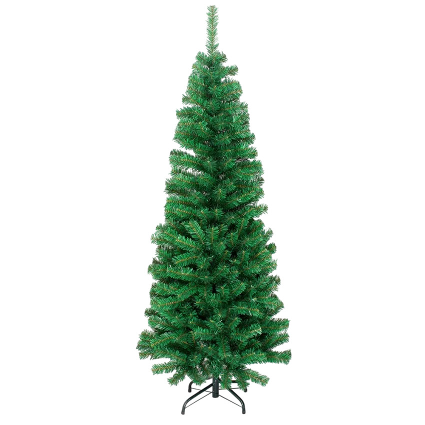 Albero di natale artificiale verde 240 cm con rami spessi Skellefteå