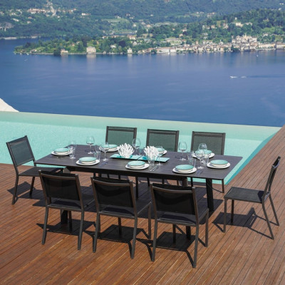 Tavolo da giardino allungabile 160-240x102 cm in alluminio Extend